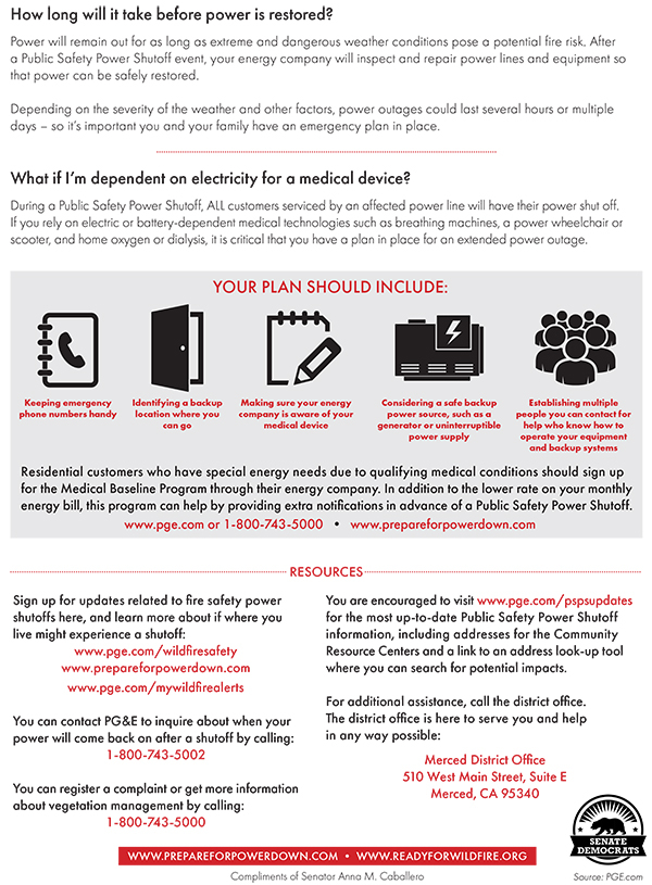 Public Safety Power Shutoff