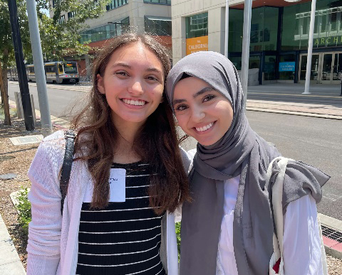 Young Legislator Program Participants in Sacramento as part of the Capitol Day Trip.